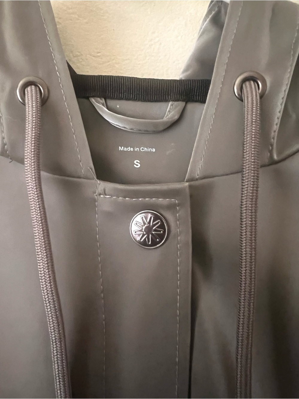RAINS A-Line Jacket W3- Metallic Grey Small NWT MSRP $140 - Picture 9 of 14